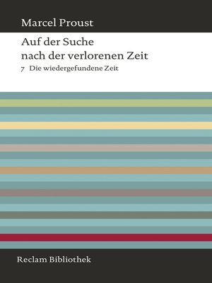 cover image of Auf der Suche nach der verlorenen Zeit. Band 7
